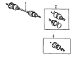 1990 Toyota Camry CV Joint Diagram - 43030-32040