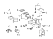 Toyota RAV4 Center Console Base Diagram - 58901-42020-E0