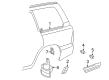 2004 Toyota Land Cruiser Mud Flaps Diagram - 76626-60150
