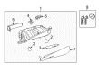 Toyota Camry Glove Box Diagram - 55303-33300-C0