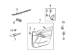 Toyota Matrix Armrest Diagram - 74232-02680-B0