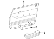 1990 Toyota Land Cruiser Armrest Diagram - 74250-20010-46