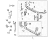 Toyota Camry Air Deflector Diagram - 53293-06150