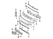 Toyota License Plate Diagram - 52114-20080