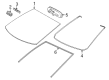 Toyota Prius C Windshield Diagram - 56101-52936