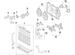 Toyota Highlander Cooling Fan Assembly Diagram - 16361-31370