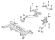 Toyota Matrix Control Arm Bracket Diagram - 48070-32040