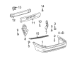 Toyota Sienna Bumper Diagram - 52159-08010-B0