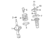 2017 Toyota Corolla Shock Absorber Diagram - 48520-8Z155