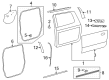 Toyota Sequoia Emblem Diagram - 75455-0C070