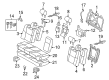 Toyota Avalon Armrest Diagram - 72830-AC120-A1