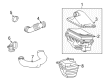 Toyota Corolla Air Filter Box Diagram - 17700-0D010