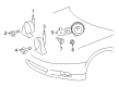 Toyota Avalon Horn Diagram - 86560-06100