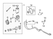 Toyota 4Runner Power Steering Reservoir Diagram - 44306-35240