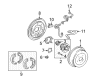 Toyota Wheel Hub Diagram - 42450-08020
