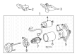 Toyota Tundra Starter Brush Diagram - 28140-70100