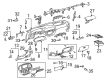 Toyota Sequoia Glove Box Diagram - 55550-0C010-E1