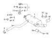 Toyota Tail Pipe Diagram - 17448-WAA02