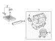 Toyota Prius Plug-In Blower Motor Diagram - 87103-02210