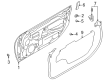 Toyota GR86 Weather Strip Diagram - SU003-08598