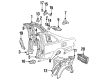 Toyota Camry Fuel Door Release Cable Diagram - 77035-33010