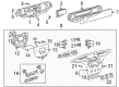 Toyota Prius A/C Switch Diagram - 55937-49105