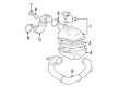 Toyota Matrix Air Intake Coupling Diagram - 17881-0D120