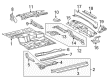 Toyota Tacoma Floor Pan Diagram - 58111-04410