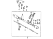Toyota Starlet Rack and Pinion Boot Diagram - 45535-10021
