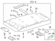 Toyota RAV4 Prime Dome Light Diagram - 81330-0E010