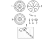 Toyota Yaris Spare Wheel Diagram - 42611-52503