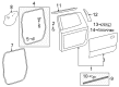 Toyota Sequoia Emblem Diagram - 75455-0C050