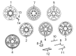 Toyota Sequoia Lug Nuts Diagram - 90942-01095