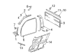Toyota Tundra Weather Strip Diagram - 62311-0C020