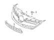 Toyota Corolla Grille Diagram - 53100-12440-J1