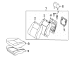 Toyota Matrix Seat Cover Diagram - 71073-01130-B0
