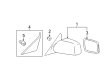 2008 Toyota Camry Car Mirror Diagram - 87940-33630-A0