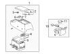 Toyota Tundra Cup Holder Diagram - 58837-0C010