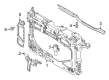 Scion Radiator Support Diagram - 53201-WB003