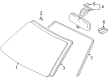 Toyota RAV4 Windshield Diagram - 56111-42040