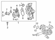 Toyota Water Pump Gasket Diagram - 90118-WA535
