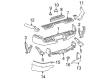 Toyota Tacoma Bumper Diagram - 52159-04020