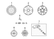 Toyota FJ Cruiser Spare Wheel Diagram - 42611-35330