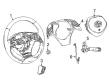 Toyota C-HR Steering Column Cover Diagram - 45186-F4010-C1