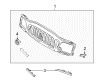 2004 Toyota Tacoma Grille Diagram - 53100-04270-C1