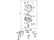 Toyota Mass Air Flow Sensor Diagram - 22250-66050