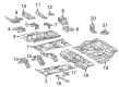 Toyota Prius V Floor Pan Diagram - 58112-72901