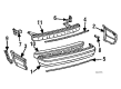 1984 Toyota Corolla Bumper Diagram - 52159-12900