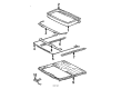 1985 Toyota Celica Weather Strip Diagram - 63251-14020