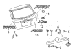 Toyota Matrix Emblem Diagram - 75447-AA040